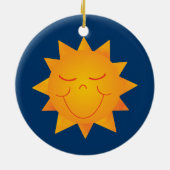 Happy Sun Keramik Ornament (Hinten)