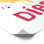 Happy Sun Kinderzimmer Art in Spanish Poster (Ecke)