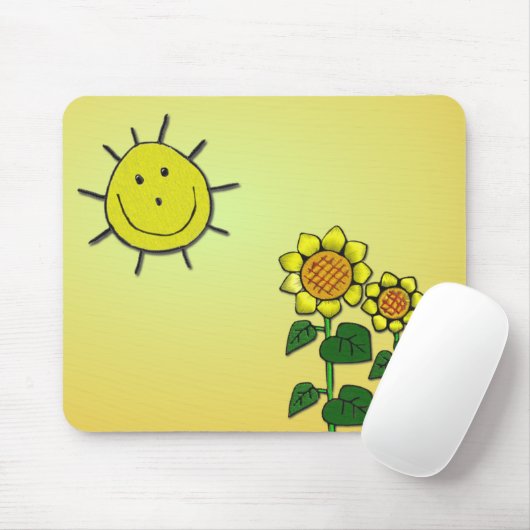 Happy Sun Mousepad (Mit Mouse)