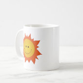 Happy Sun Niedlich Kids Kaffeetasse (Vorderseite Links)
