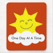 Happy Sun "One Day at a Time" Mousepad (Vorne)