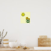 Happy Sun Poster (Küche)