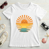 Happy Sun Smile; Cute Women’s Summer Sunshine T-Shirt
