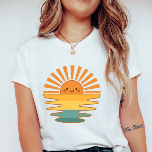 Happy Sun Smile; Cute Women’s Summer Sunshine T-Shirt