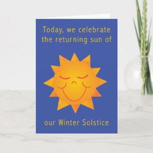 Happy Sun Solstice 2 Karte