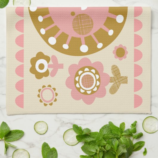 Happy Sun Tea Handtuch (Gefaltet)