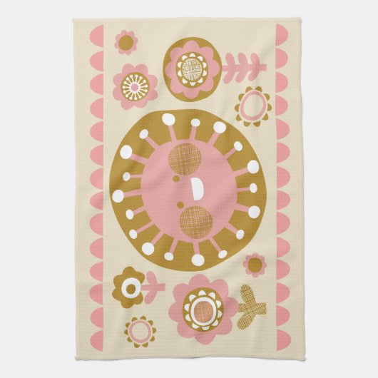 Happy Sun Tea Handtuch (Vertikal)