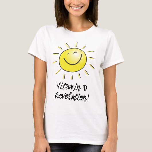 Happy Sun, Vitamin D Revolution T-Shirt (Vorderseite)