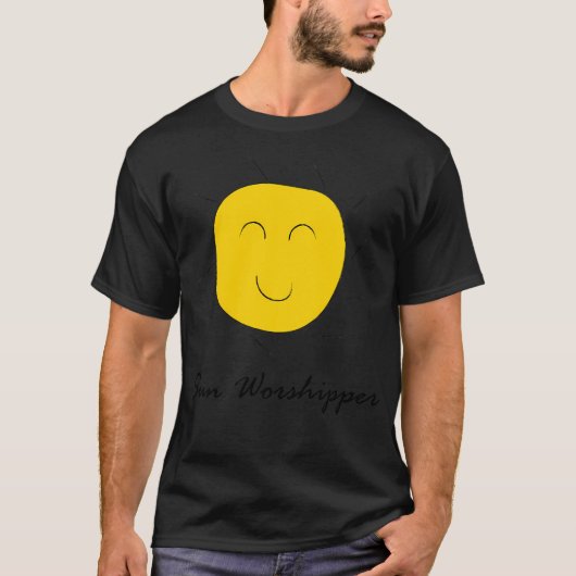 Happy Sun Worshipper D T-Shirt (Vorderseite)