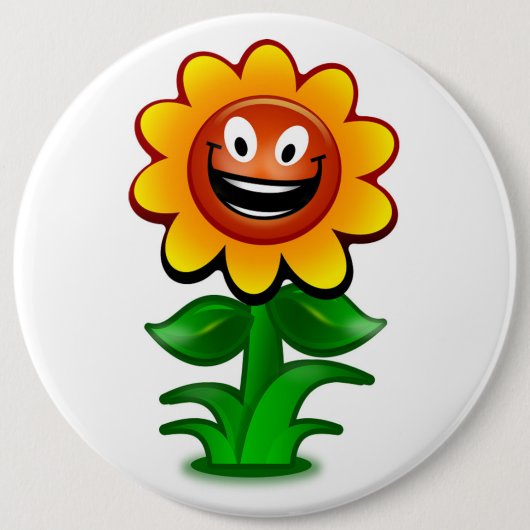 HAPPY SUNFLOWER BUTTON (Vorderseite)