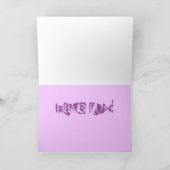 Happy Sunflower Geburtstagskarte Karte (Innenseite)