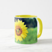 Happy Sunflower Keramik Tasse (VorderseiteRechts)