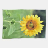 Happy Sunflower Kitchtuch Geschirrtuch (Horizontal)