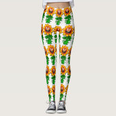HAPPY SUNFLOWER LEGGINGS (Vorderseite)