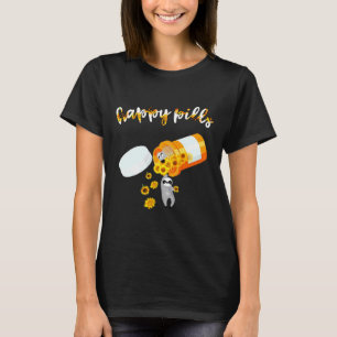 Happy Sunflower Pills Sloth T-Shirt
