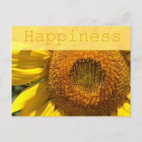 Happy Sunflower Post Card