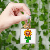 HAPPY SUNFLOWER SCHLÜSSELANHÄNGER (Hand)