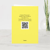 Happy Sunflower Scripture Card Sprichwörter 16:20 Karte (Rückseite)