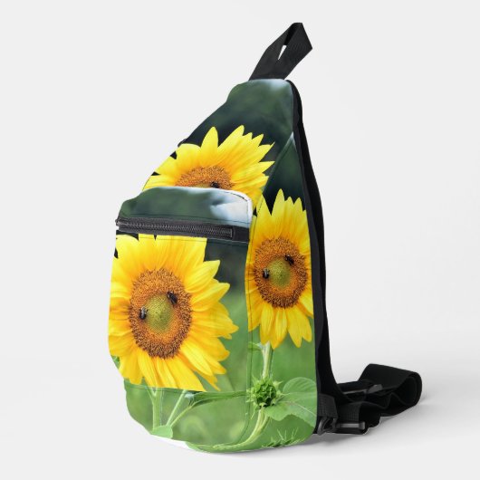 Happy Sunflower Sling Bag (Rechte Ecke)