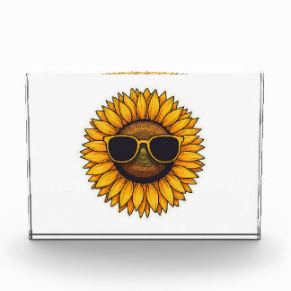 Happy Sunflower Summer Fotoblock