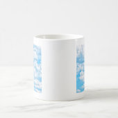 Happy Sunny Clouds Background Scenery Kaffeetasse (Mittel)