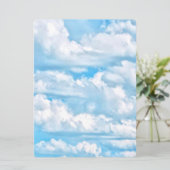 Happy Sunny Clouds Hintergrund (Stehend Vorderseite)