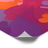 Happy Sunny Puppy Watercolor Poster (Ecke)