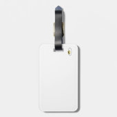 Happy Sunny Side Up Egg mit Gesicht - Sonnenbrille Gepäckanhänger (Rückseite vertikal)