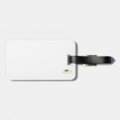 Happy Sunny Side Up Egg mit Gesicht - Sonnenbrille Gepäckanhänger (Rückseite horizontal)