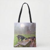 Happy Sunset Goats Tasche (Vorderseite)