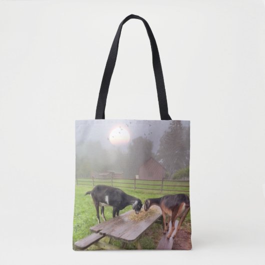 Happy Sunset Goats Tasche (Vorderseite)