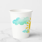 Happy Sunshine Birthday Party Pappbecher (Vorderseite)