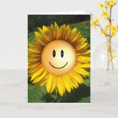 Happy Sunshine Blume Karte (Gelbe Blume)