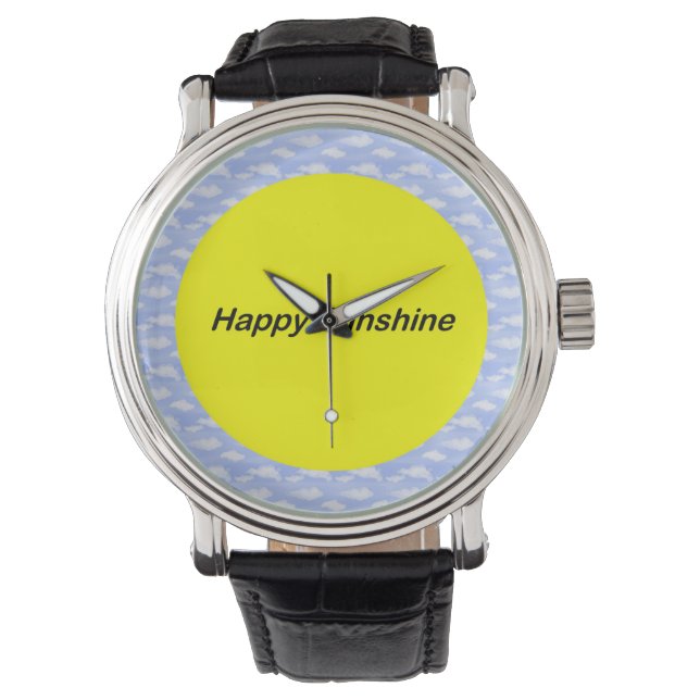 Happy Sunshine Bright Tage vor Armbanduhr (Vorderseite)