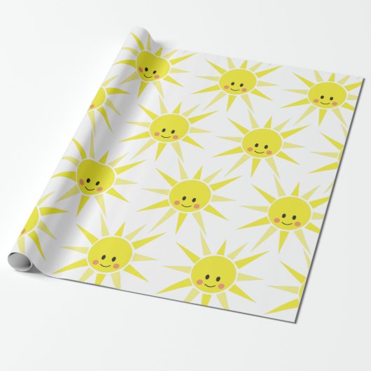 Happy Sunshine Geschenkpapier (Ungerollt)