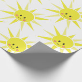 Happy Sunshine Geschenkpapier (Ecke)