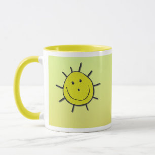 Happy Sunshine und Sonnenblumen Tasse