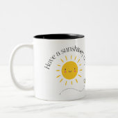 Happy Sunshiney Day Coffee Tasse (Links)