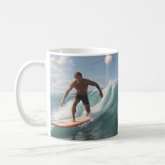 Happy Surfer Kaffeetasse (Links)