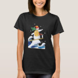 Happy Surfer Snowman Surfen Funny Christmas Weihna T-Shirt<br><div class="desc">Happy Surfer Snowman Surfen Funny Christmas Weihnachten Weihnachten</div>