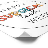 Happy Surgical Tech Week Poster (Ecke)