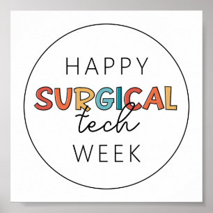 Happy Surgical Tech Week Poster
