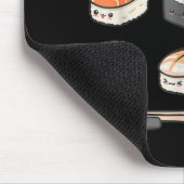 Happy Sushi Anime Kawaii Set Japanisch Food Lover Mousepad (Ecke)