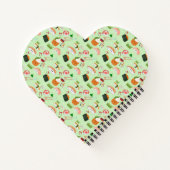 Happy Sushi Kawaii Notizblock (Rückseite)