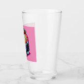 Happy Sushi Roll - Niedliche Pixel Art japanisches Glas (Links)