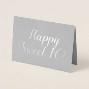 Happy Sweet 16! Folienkarte