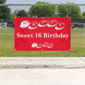 Happy Sweet 16 Geburtstag Banner (Insitu)