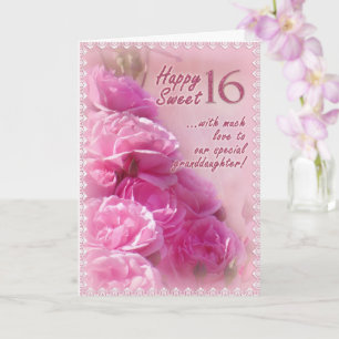 Happy Sweet 16 Geburtstagskarte Karte