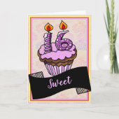 Happy Sweet 16 Karte (Vorderseite)