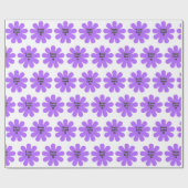 Happy Sweet 16 Lila Daisy Geschenkpapier (Flach)